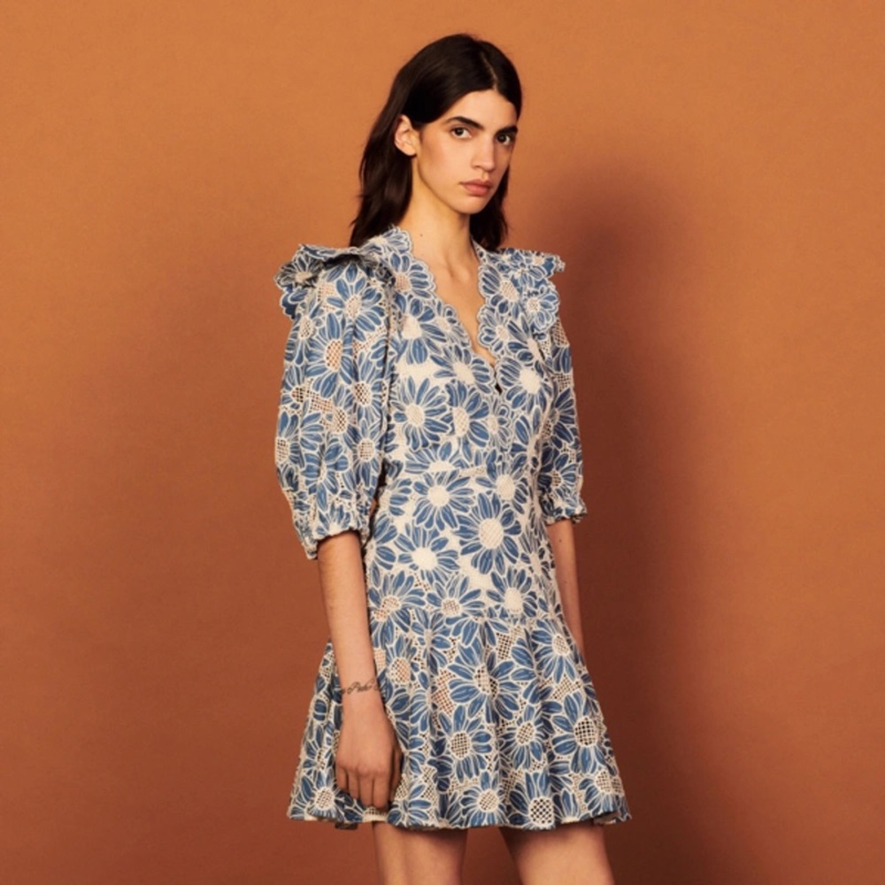 POPULAR SANDRO FLORAL DRESS
